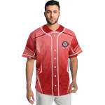 personalized washington nationals wavy flow red jersey best selling