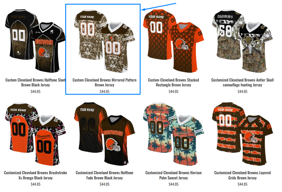 Select Your Jersey Style